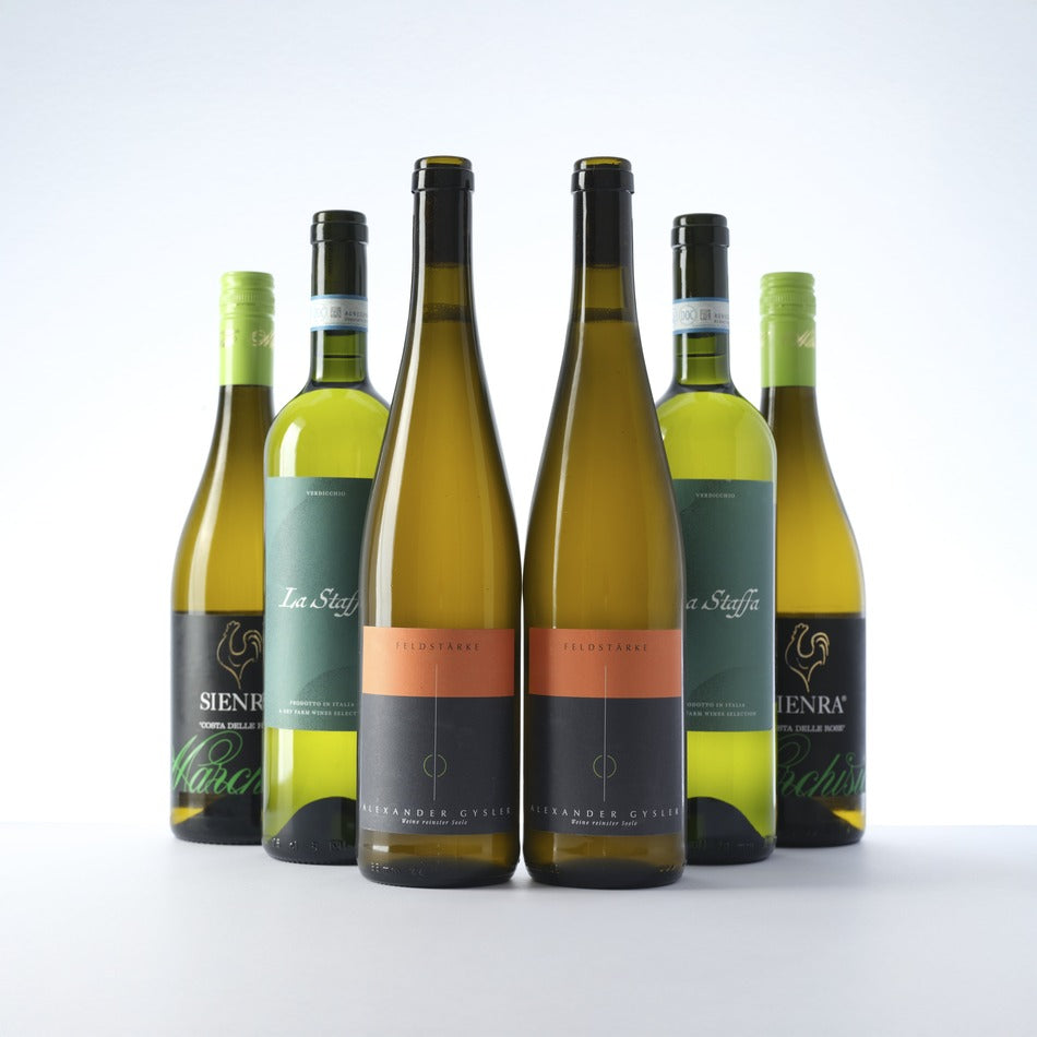 A Mix of Our White Wines